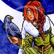 Winter Night. Concept Art, and Traditional illustration project by Sara Poveda - 08.01.2018