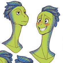 Chico lagarto. Animation, 2D Animation, Character Animation, Fine Arts, Sketching, Comic, Concept Art, Drawing, Art Direction, and Character Design project by Gaspar Satorres Gil - 11.01.2018