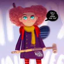 Halloween. Girls just wanna have fun! . Design de caractere, Ilustrație tradițională & Ilustrație digitală de Paula Mayor - 11.01.2018