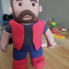 Figura de Accion hecha con Model Magic Clay. Street Art, Arts, Crafts, Fine Arts, and Creativit project by Miguel Andrade - 11.25.2018
