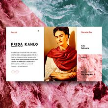 Frida Kahlo Event Festival . Pencitraan Merek, Identitas, Dan Desain Grafis proyek oleh mar wood - 11.02.2018