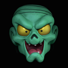 Proyecto Zbrush: Crypt Keeper. Un progetto di 3D, Character design 3D e Modellazione 3D di Dani Raya - 03.11.2018