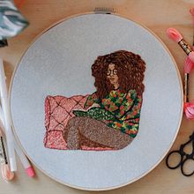 Retrato. Un progetto di Ricamo di Tatiana Castillo Arévalo - 02.11.2018