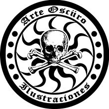 Arte Oscüro Logos . % José Luis Eduardo Villagrán Pons tarafından hazırlanan Kalem Çizimi, Logo Tasarımı, Geleneksel illüstras, Ve on projesi - 11.02.2018