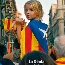 Portada para El Periódico de Catalunya en la Díada de la Independencia. Photograph project by Alba Haut - 09.11.2012