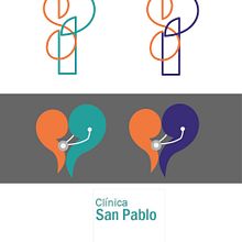 Clínica San Pablo . Design de logotipo projeto de Bruno Alonso Narváez Valle - 05.11.2018