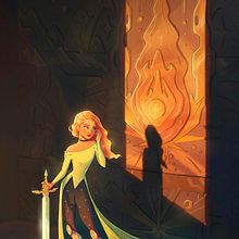 Princess Alia. Digital Illustration project by Miguel Ángel González López de Villalta - 11.05.2018