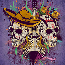 Hay muertos que si hacen ruido. Un proyecto de Ilustración digital de Selket Yhay - 05.11.2018
