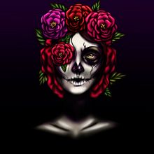 Catrina . Digital Illustration project by Mariana García Tecontero - 11.05.2018
