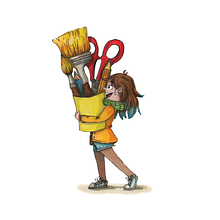 INKTOBER 2018. Un proyecto de Bocetado, Creatividad, Dibujo, Dibujo a lápiz, Diseño de personajes, Ilustración tradicional e Ilustración digital de Marcella Gi - 01.10.2018