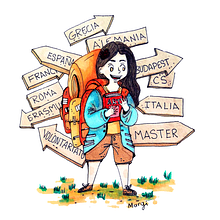 Au pair experience. Un proyecto de Bocetado, Cómic, Dibujo, Dibujo a lápiz, Diseño de personajes e Ilustración tradicional de Marcella Gi - 06.02.2018
