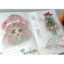 Penelope . Projekt z dziedziny Kreat, wność, R, sunek ołówkiem,  R, sunek art, st, czn, Projektowanie postaci, Trad, c i jna ilustracja użytkownika Hirra Al Andalus - 08.10.2018