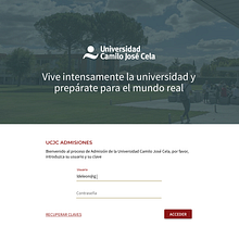 Universidad Camilo José Cela. Un proyecto de Desarrollo Web de Dulce De-León Fernández - 07.08.2018