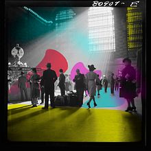 Estación de tren. Collage, Design, and Graphic Design project by Raúl Covisa Romero - 10.03.2018
