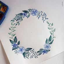 Ilustración para invitaciones de boda. Fine Arts, Creativit, Artistic Drawing, Graphic Design, Traditional illustration, Painting, and Watercolor Painting project by Toñi García - 11.07.2018