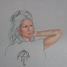 Mi Proyecto del curso: Ilustración con pastel y lápices de colores. Drawing, Pencil Drawing, Artistic Drawing, Portrait Drawing, and Traditional illustration project by Rossana Bonetto - 11.08.2018