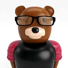 Oso Modelo de Personaje 3D. Un projet de Conception de personnages 3D de Asdrúbal Morales Quirós - 08.11.2018