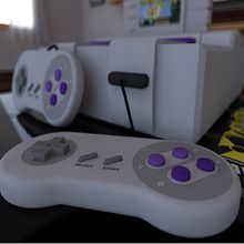 SNES Cinema 4D Vray Projects. Un projet de Modélisation 3D de Asdrúbal Morales Quirós - 08.11.2018