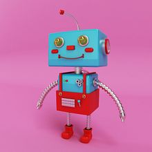 Robot 3D Model. Un projet de Conception de personnages 3D de Asdrúbal Morales Quirós - 08.11.2018