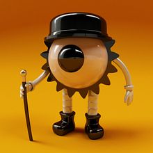 A clockwork Orange Eye. Un projet de Conception de personnages 3D de Asdrúbal Morales Quirós - 08.11.2018