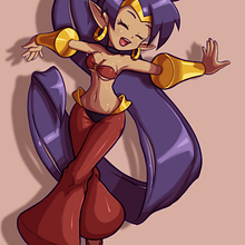 Shantae monísima Ein Projekt aus dem Bereich Digitale Illustration von Martín Victor Navascués González - 09.11.2018