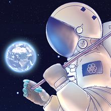 STELLAR PILGRIM. Digital Illustration, Comic, Creativit, Drawing, Design, Graphic Design, Traditional illustration, and Vector Illustration project by Leire Gajate - 07.12.2018