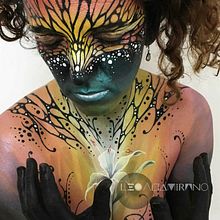 Academia de Body Painting . Een project van  Beeldende kunst, Film, video en televisie,  Concept art, Evenementen, Fotografie, Marketing, Schilderij,  Reclame y Social media van Leo Altamirano - 09.11.2018