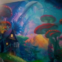 mural psicodelico. Un projet de Peinture de Luis Sánchez Duarte - 15.08.2018