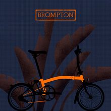 For Brompton lovers. Un proyecto de Diseño de carteles e Ilustración vectorial de jordi ferrandiz - 10.11.2018