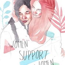 Women support women. Un progetto di Illustrazione tradizionale di Amalia Torres - 10.11.2018