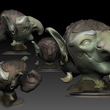 Mi Proyecto del curso: Modelado de personajes en 3D. Un proyecto de 3D de Daniel San Miguel Cuadrado - 10.11.2018