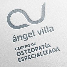 Centro de Osteopatía Especializada Ángel Villa. Br, ing, Identit, Logo Design, and Graphic Design project by Javier Pérez Lorén - 11.12.2018