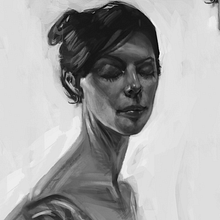 Portrait B&W. Portrait Drawing project by Felipe Vasconcelos - 11.13.2018