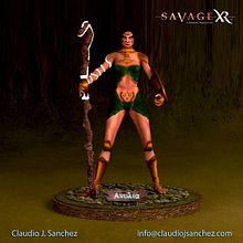 Savage xr, 3d model, 3d animation for video game. Animation, 3D Animation, Character Animation, Architecture, 3D Character Design, and 3D Modeling project by Claudio J. Sanchez - 11.13.2018
