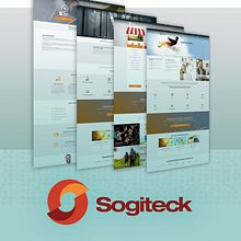 Sogiteck Website. Un projet de Développement web, Webdesign et Illustration vectorielle de Sergio García Perona - 14.11.2018