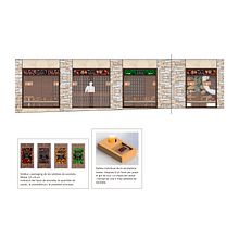 Chocolatería kakao. Design de interiores projeto de Clàudia Balcells Carner - 14.11.2018
