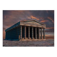 Partenon 3D. 3D, 3D Animation, Architecture, 3D Modeling, and Video Games project by Laura Brunneis - 02.03.2018