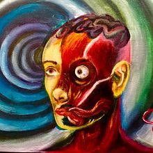 Pensamiento complejo . Projekt z dziedziny  Malarstwo użytkownika Ana Lomeli - 16.11.2018