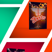 Ziberts - Cocktail Gum (Goma de mascar). Br, ing, Identit, Product Design, and Packaging project by Yesith Rosero - 11.16.2018
