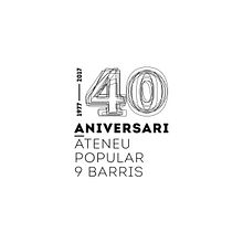 40 Anys fent l'ateneu Popular de 9 Barris. Un proyecto de Dirección de arte y Diseño gráfico de Mafalda Reis - 16.11.2018