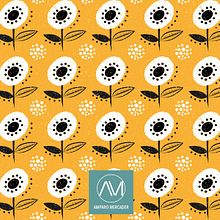 Flores y Mostaza. Creativit, Design, Pattern Design, Graphic Design, and Traditional illustration project by Amparo Mercader - 11.16.2018