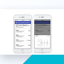 HORARIOS BARCELONA - IGUALADA . Pengembangan Web, Dan Desain Web proyek oleh Alameda Dev. - 06.01.2018
