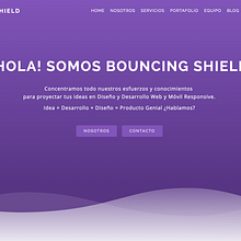 Bouncing Shield. Een project van  Webdevelopment y Webdesign van Alameda Dev. - 01.01.2018