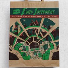 Bolsa papel. Ilustração tradicional projeto de Gil Gijón - 16.11.2018