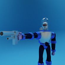 Mr Freeze. Un projet de Illustration numérique , et Modélisation 3D de Asdrúbal Morales Quirós - 16.11.2018