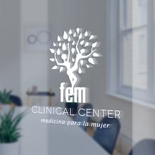 FEM Clinical Center. Br, ing e Identidade, Desenvolvimento Web, Design de logotipo, e Fotografia do produto projeto de Patt Vielma - 03.05.2017
