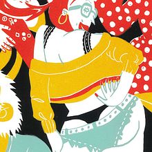 Bamboleo. Traditional illustration, and Screen Printing project by Gemma Fontanals - 11.17.2018