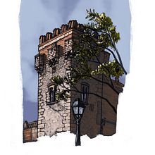 Tower of the palace Ein Projekt aus dem Bereich Traditionelle Illustration von Chema G. Baena Art - 18.11.2018