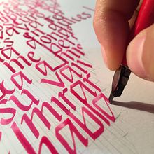 Caligrafía práctica. Un progetto di Calligrafia e Design di Daniela Salazar - 18.11.2018