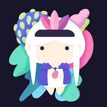 Stopmotion - Shaman Girl. Animation, 2D Animation, and Character Animation project by Sara Gummy - 08.19.2018